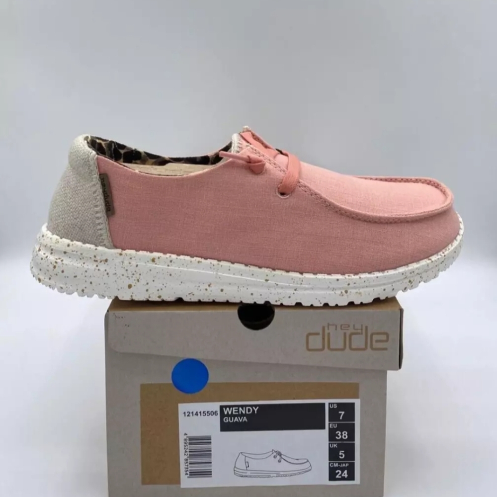 Hey Dude Women's Wendy Guava 121415506 US Size 5 and 6